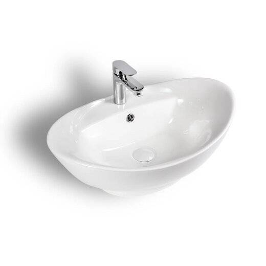 Раковина BOND Oval S15-590 белая
