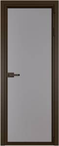 Межкомнатная дверь Profil Doors 1 AV цвет профиля Деорэ, стекло безопасное 6 мм монохром серый 700x2000
