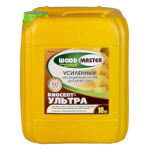 Состав для древесины трудновымываемый Woodmaster Биосепт-Ультра фисташковый 10 кг