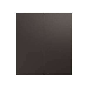 Выключатель 2-клавишный проходной Kranz Strong KR-78-0709-6 графит