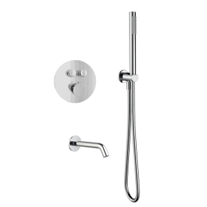 Душевой комплект AQUAme AQM8407CR хром