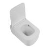 Унитаз подвесной BelBagno Luce BB076CH-TOR/SC безободковый, с сиденьем микролифт, белый фото 3