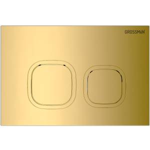 Кнопка смыва Grossman Cosmo 700.K31.02.300.300 золото глянцевое