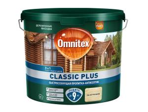 Пропитка декоративная для защиты древесины Omnitex Classic Plus ель натуральная 2.5 л