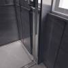 Душевая дверь в нишу Veconi Premium Trento PTD30-CH-120-01-C4 профиль хром, стекло прозрачное, 120x200 фото 3