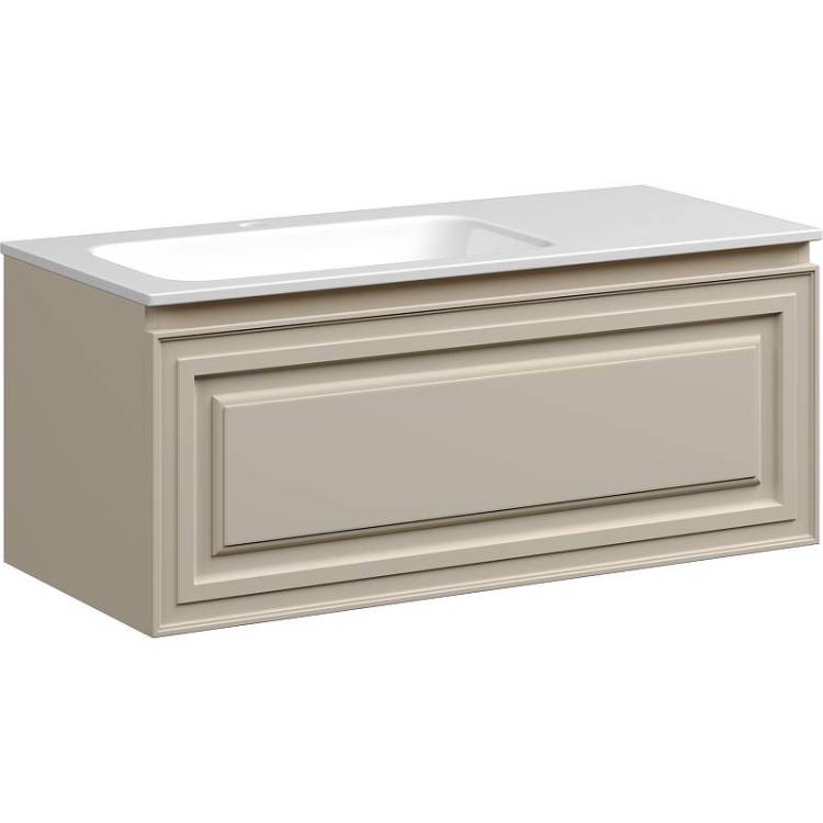 Тумба с раковиной Sancos Very VR100LCE 100 см, Beige Soft