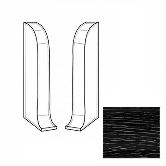 Заглушки LinePlast Маренго Дуб L054 58 мм (пара)