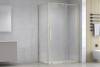 Душевой уголок Royal Bath Bern BERN-S RB8140-T-GD профиль золотой, стекло прозрачное, 140x80x195