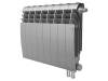 Биметаллический секционный радиатор отопления Royal Thermo Biliner 350 / V Silver Satin / 8 секций