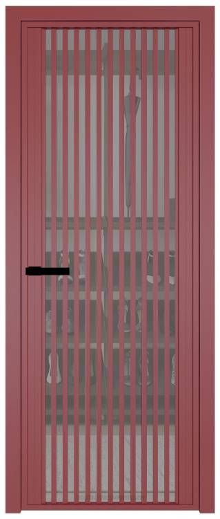 Межкомнатная дверь Profil Doors 3 AGP цвет профиля Красный антрацит, стекло безопасное 6 мм комфорт серый 600x2000