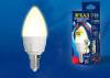 Лампа светодиодная диммируемая Uniel E14 7W 3000K матовая LED-C37 7W/3000K/E14/FR/DIM PLP01WH UL-00004296 фото 2