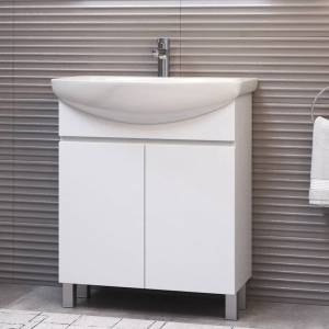 Тумба под раковину Vigo Wing 700-2-0 tn.WIN.BAL.70.2D белый, для раковины Балтика (распродажа)