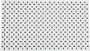 Коврик Ridder Nevis 6108001 белый, 39х68