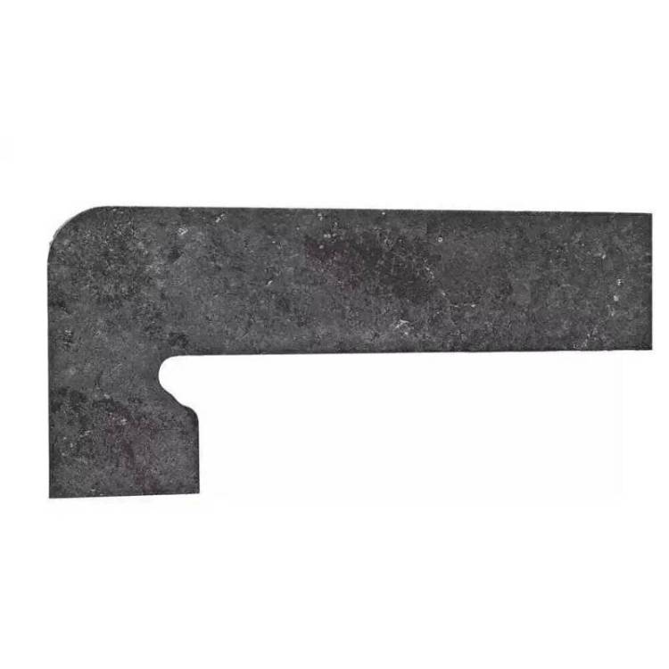 Плинтус Exagres Metalica Zanq. Basalt Izquierda Левый 17.5x39.5