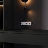 Лицевая панель для светорегулятора поворотно-нажимного Voltum S70 VLS002016 серый фото 2