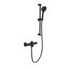 Смеситель для ванны Wonzon & Woghand WW-C2001-A-MB термостатический, с душевым гарнитуром, черный матовый