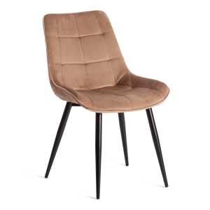 Стул Tetchair Abruzzo (mod. 8060) 19233 коричневый (HLR11)/черный 54x62x83