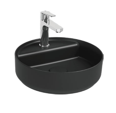 Раковина Isvea Infinity 10NF65042SV-2N черный матовый, 36 см