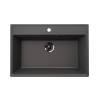 Кухонная мойка Ulgran Quartz Forte 760-09 мокрый асфальт