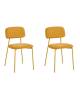 Набор из 2 стульев Stool Group Chao 3277-ST-2 CD2302-9 yell. y.l X2 желтый желтые ножки