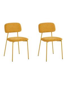Набор из 2 стульев Stool Group Chao 3277-ST-2 CD2302-9 yell. y.l X2 желтый желтые ножки