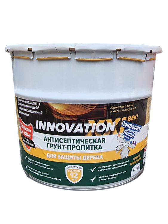 Грунт-антисептик для дерева Finlux F-133 бесцветный 0.8 кг