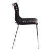 Стул Tetchair Skalberg (mod. C-084-A) 19258 Black (черный)/Chrome (хром) 46x56x79 фото 2