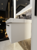 Тумба с раковиной La Fenice Elba Bianco NFNC-01-ELB-B-90-3-90L белая матовая, 90 см фото 6