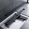 Душевой лоток Am.Pm MasterFlow W01SC-U11-080-04BM универсальный затвор Tile 80см, черный матовый фото 16