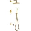 Душевой комплект Boheme Uno 464-2-G Gold