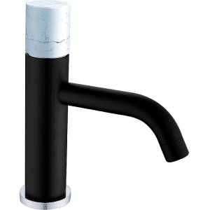 Смеситель для раковины Boheme Stick 121-B-MR-W Black Mramor White