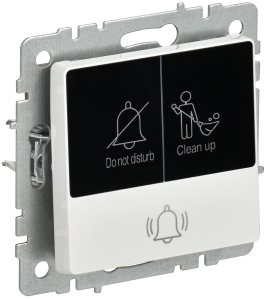 Кнопка звонка IEK Brite BR-V14-2-10-K01 белый