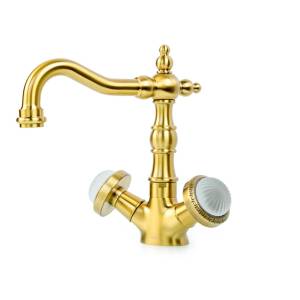 Смеситель для раковины Boheme Satine 312-ST бронза