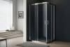Душевой уголок Royal Bath RB HPD-T-CH профиль хром, стекло прозрачное, 120x110x200 фото 2