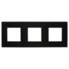 Рамка 3-постовая IEK Skandy SK-M32-G-K02 черный фото 2