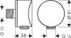 Душевой комплект Hansgrohe Rainfinity 250 (3 jet) 26232700 + 26852700 + 26453700 + 15382700 фото 11