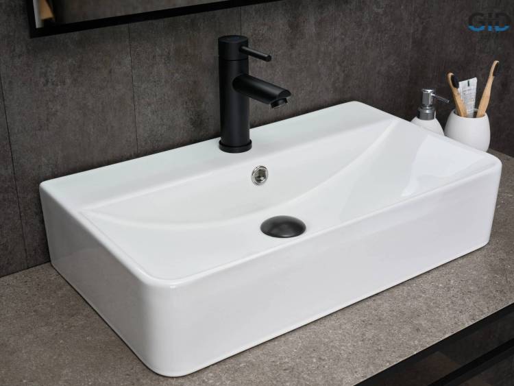 Раковина Gid Geométrico N1344 51226 белая, 61x35.5x14