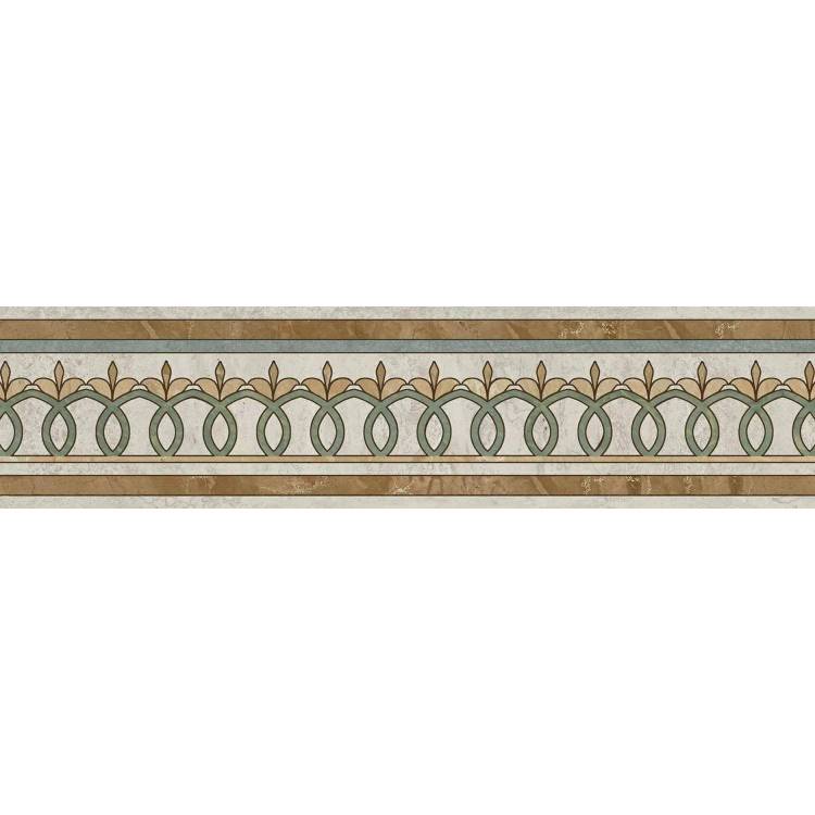 Бордюр Kerama Marazzi Эвора HGD/A528/13000TRL Глянцевый Обрезной 7.2x30