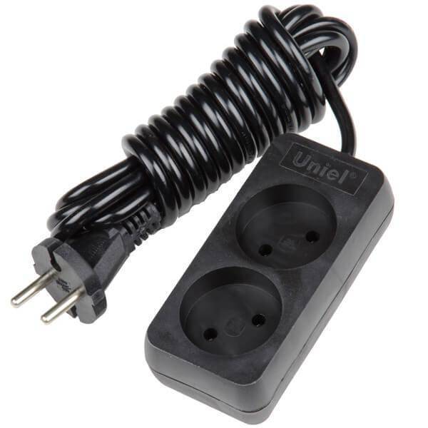 Удлинитель Uniel Standard S-CD2-3 Black