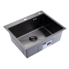 Мойка кухонная Splenka S702.6050.09 графит, 60x50 фото 2