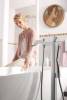Смеситель для ванны с душем Hansgrohe Metropol Classic 31445090 напольный, хром - золото фото 5