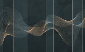 3D Фотообои Artegrafico «Изумрудные волны» PL-066 канвас