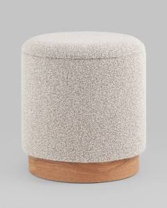 Пуф Stool Group Холли S 21B810BCB-M BCB-2 букле бежевый