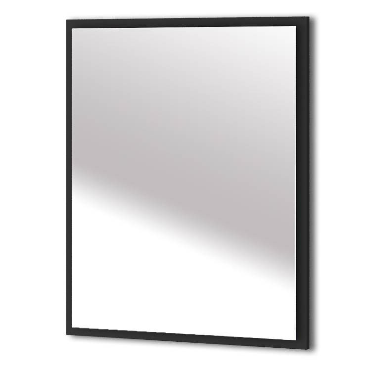 Зеркало Cezares Tiffany 45044 реверсивное, с подстветкой и подогревом, Nero Grafite, 73x90