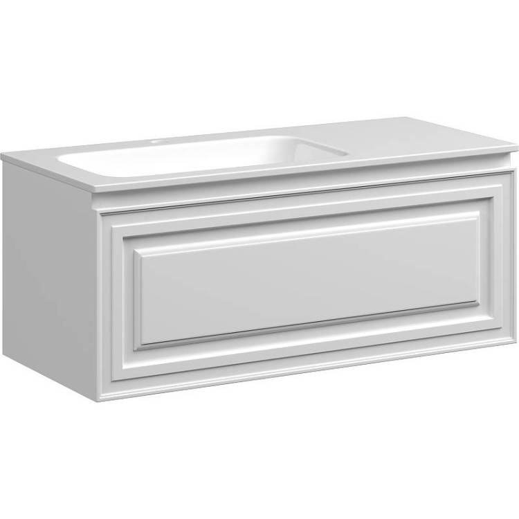 Тумба под раковину Sancos Very VR100LW 100 см, L, Bianco