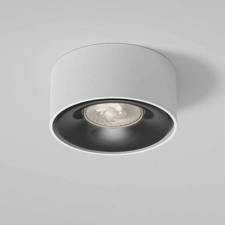 Встраиваемый точечный светодиодный светильник Elektrostandard Glam 25095/LED 10W 4000K белый/черный
