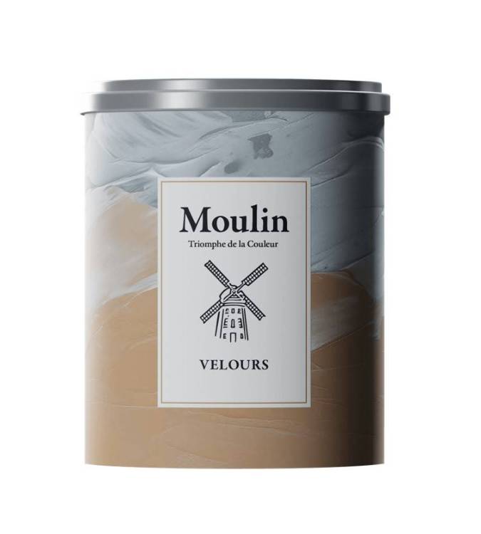 Краска моющаяся интерьерная Moulin Velours база С 9 л