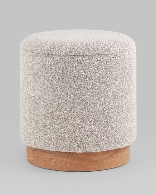 Пуф Stool Group Холли S 21B810BCB-M BCB-2 букле бежевый