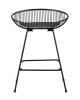 Набор из 4 полубарных стульев Stool Group UFO-24A-P11 BL/BL X4 черный фото 7