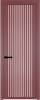 Межкомнатная дверь Profil Doors 3 AGP цвет профиля Красный антрацит, стекло безопасное 6 мм мору розовое 600x2000